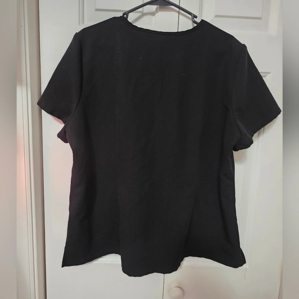 Figs Catarina Womens Scrub Top Black Size XXL/P - Picture 5 of 6